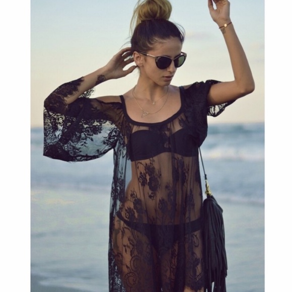 Other - 🔥FREE w/ $30+ Purchase🔥🆕 Black Beach Coverup